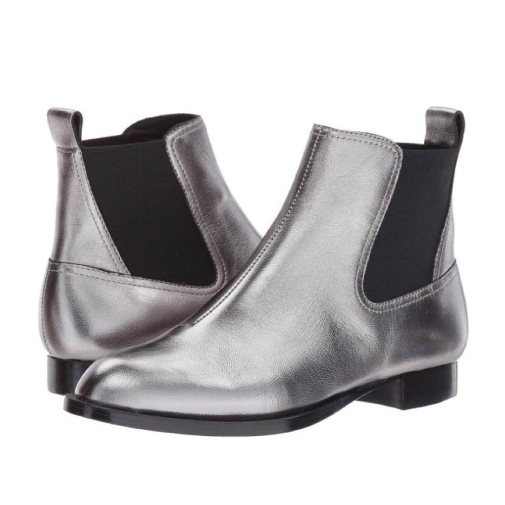 Rag & Bone Mason Gunmetal Silver Chelsea Boot